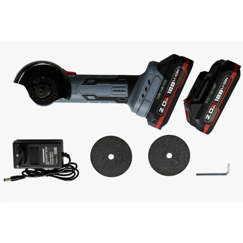 Аккумуляторная бесщеточная Profipower МИНИ УШМ DGA-18B (18В, 76мм, Li-ion-2шт, 2.0Ач, 0-20000об/мин, З/У,в кейсе) E0240 фото 3 Аккумуляторная бесщеточная Profipower МИНИ УШМ DGA-18B (18В, 76мм, Li-ion-2шт, 2.0Ач, 0-20000об/мин, З/У,в кейсе) E0240 фото 3