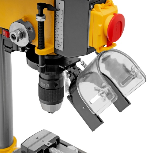 Станок сверлильный DDM-350L, 350 Вт, 13 мм, 5 ск., лазер, настольный Denzel фото 14