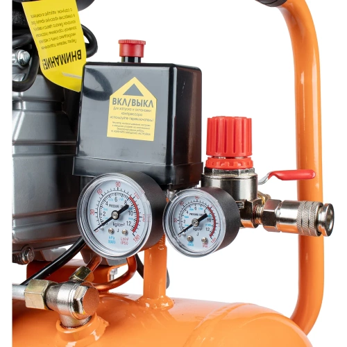 Воздушный компрессор LK 24-1800 (238 л/мин, объем 24 л, 1/8 кВт, 8 бар, 2850 об/мин) (1/12) Gramex 02017 фото 4