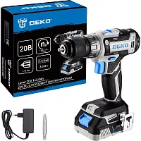 Аккумуляторная дрель-шуруповерт DEKO Loner 20V, 20В, 1x3.0Ач 085-1006