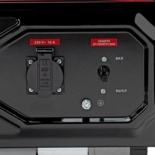 Генератор бензиновый RS-3000, 2,2 кВт, 230В, ручной стартер MTX фото 11