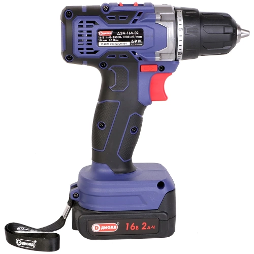 Дрель-шуруповерт ДИОЛД ДЭА-16 Л-02 10022161 фото 4