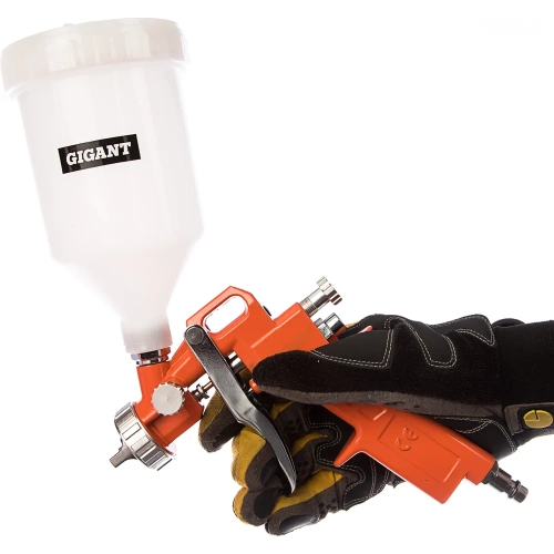 Краскораспылитель (сопло 1,5 мм; бачок 0,6 л, НVLP) Gigant SP 178 фото 8 Краскораспылитель (сопло 1,5 мм; бачок 0,6 л, НVLP) Gigant SP 178 фото 8