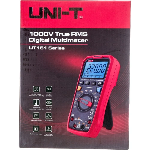 Цифровой мультиметр с функцией True RMS UNI-T UT161E 00-00007287 фото 9 Цифровой мультиметр с функцией True RMS UNI-T UT161E 00-00007287 фото 9