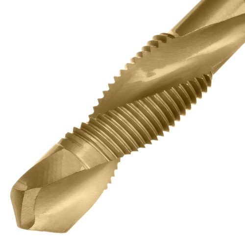 Сверло-метчик М12 х 1,25 мм, Р6М5// Denzel фото 3