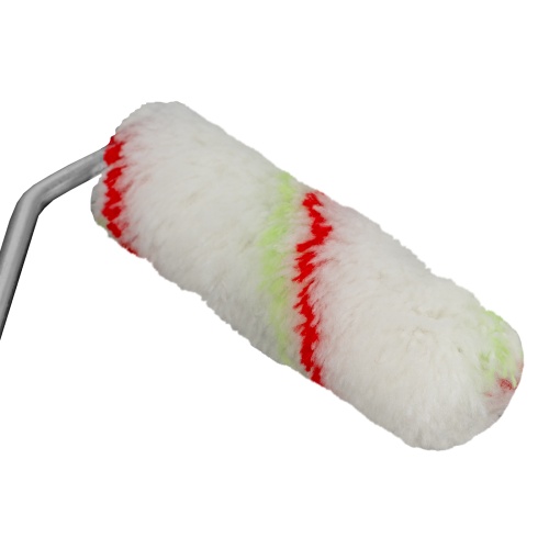 Мини-валик в сборе "Эмали", 110 мм, ворс 12 мм, D 16 мм, D ручки 6 мм, полиамид, полиакрил Сибртех фото 4