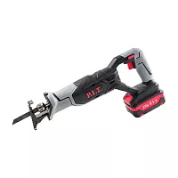 Аккумуляторная сабельная пила P.I.T. 20 В, 0-2700 ход/м, БЗП, пропил 115 мм, ход 22 мм, 1 АКБ Li-ion 2 Ач, ЗУ кор. PSA20H-115A/1