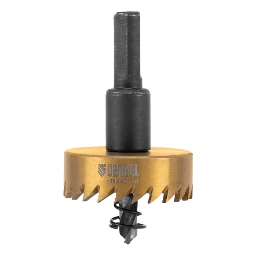 Коронка по металлу HSS, 40 мм, нитридтитановое покрытие Denzel фото 3