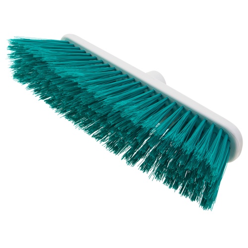 Щетка пластмассовая для подметания пола, 27 см, без черенка, бирюзовая щетина, Home Palisad фото 3