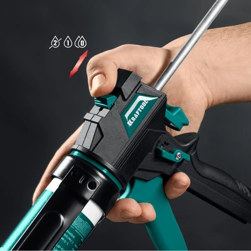 Универсальный закрытый пистолет для герметика 310 мл KRAFTOOL Ultra 06679 фото 10 Универсальный закрытый пистолет для герметика 310 мл KRAFTOOL Ultra 06679 фото 10