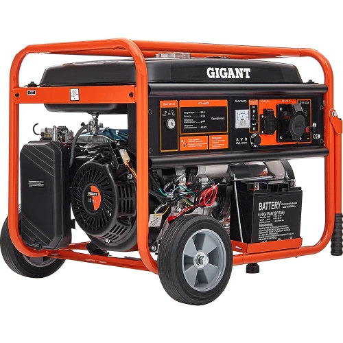 Бензиновый генератор Gigant (6,5 кВт; эл.стартер; ATS; колёса и ручки) GGL-6500E фото 10 Бензиновый генератор Gigant (6,5 кВт; эл.стартер; ATS; колёса и ручки) GGL-6500E фото 10
