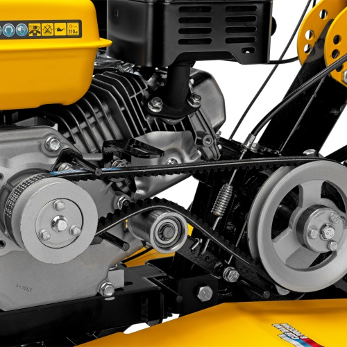 Мотоблок DPT-270SB, 7 л.с., ремен.сцеп, фрез 3х4, ШОМ, без колес, передачи 2В/1Н Denzel фото 14