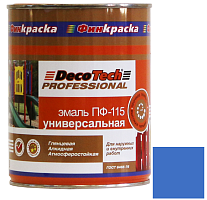 Эмаль DecoTech Professional ПФ-115 Ral 5012 голубая глянцевая 0,9 кг