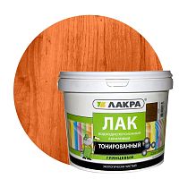 Лак акриловый тонированный Лакра с УФ-фильтром рябина 2,5 кг