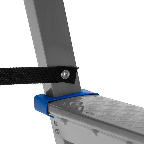 Стремянка двухсторонняя 6 ступеней, сталь профиль, стальные ступени, Сибртех фото 9