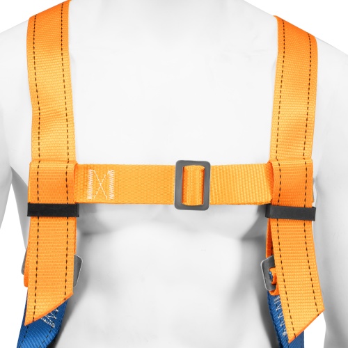 Удерживающе-страховочная привязь, модель УСП II, наплечные и набедренные лямки, высокий кушак Сибртех фото 5