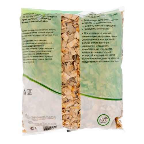 Щепа для копчения птицы ольха + вишня, Camping Palisad фото 4 Щепа для копчения птицы ольха + вишня, Camping Palisad фото 4