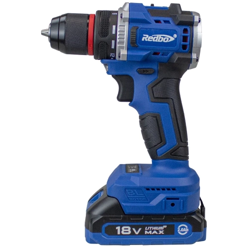 Аккумуляторная дрель Redbo OAD-18BL (шуруповерт) бесщеточная (18В;40Нм;2,0Ач;2Акк;Li-Ion;мет.патрон;набор) 28306 Аккумуляторная дрель Redbo OAD-18BL (шуруповерт) бесщеточная (18В;40Нм;2,0Ач;2Акк;Li-Ion;мет.патрон;набор) 28306