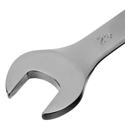 Ключ комбинированный, 24 мм, CrV, матовый хром Stels фото 3