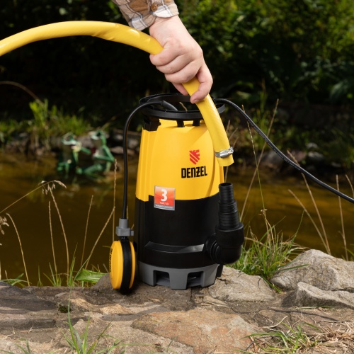 Дренажный насос для чистой и грязной воды DP450S, 450 Вт, напор 6 м, 12000 л/ч Denzel фото 12