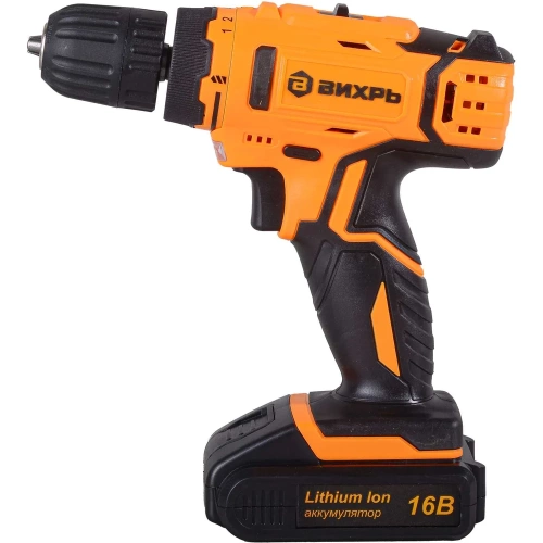 Аккумуляторная дрель-шуруповерт Вихрь ДА-16Л-2К 72/14/32 фото 3 Аккумуляторная дрель-шуруповерт Вихрь ДА-16Л-2К 72/14/32 фото 3