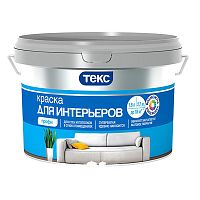 Краска для интерьеров Текс Профи Супербелая 1,8 л