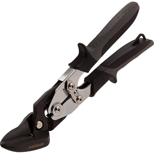 Ножницы по металлу, усиленные, 255 мм, прямой и левый рез, сталь СrMo, двухкомпонентные рукоятки GROSS PIRANHA 78349 фото 3 Ножницы по металлу, усиленные, 255 мм, прямой и левый рез, сталь СrMo, двухкомпонентные рукоятки GROSS PIRANHA 78349 фото 3