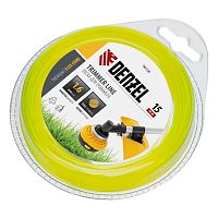 Леска для триммера, круглая 1.6 мм х 15 м, блистер Flex cord Denzel