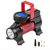 Компрессор DSV Smart с LED фонарем, 35 л/мин, 12 В, с большим цифр. манометром, сумка 223000