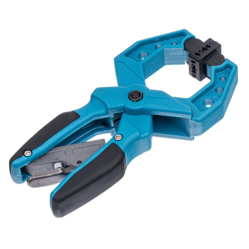 Струбцина клещеобразная 1-1/2, пластиковый корпус, храповой механизм жесткой фиксации, 38 мм Gross фото 2