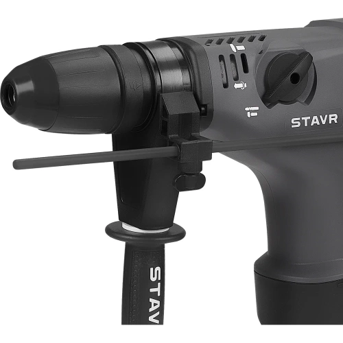 Перфоратор Ставр SDS-MAX, 40мм, вертик, 1200Вт, Stavr SBH 1200-40, 2 реж,AVS, индик, 10Дж,235-500об/мин с рег-ой, 1350-2800уд/мин,кабель 5м (набор осн,кейс) 9030300324 фото 10