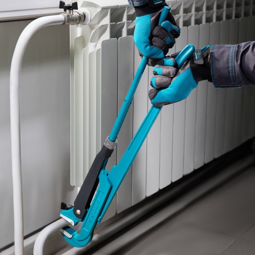 Ключ трубный рычажный 3, №4, цельнокованый, CrV, тип "L" Gross фото 7