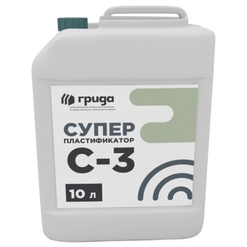 Добавка для бетона суперпластификатор Грида С-3 10 л