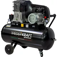 Воздушный ременной компрессор 100л 453л/мин WIEDERKRAFT WDK-91053