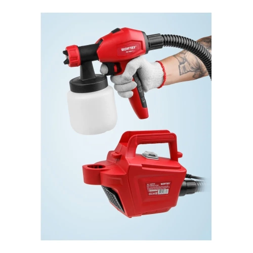 Краскораспылитель электрический WORTEX PS 1165-1 в кор. 650 Вт, 1000 мл/мин, 0.8 л бак 1325733 фото 8 Краскораспылитель электрический WORTEX PS 1165-1 в кор. 650 Вт, 1000 мл/мин, 0.8 л бак 1325733 фото 8