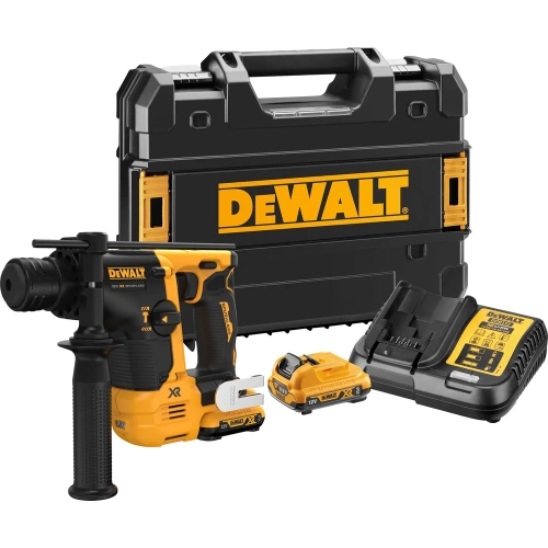 Аккумуляторный перфоратор Dewalt DCH072L2, 12 В, 1.2 Дж, 4280 уд/мин, с 2 АКБ 3 Ач и ЗУ, в кейсе TSTAK DCH072L2-QW