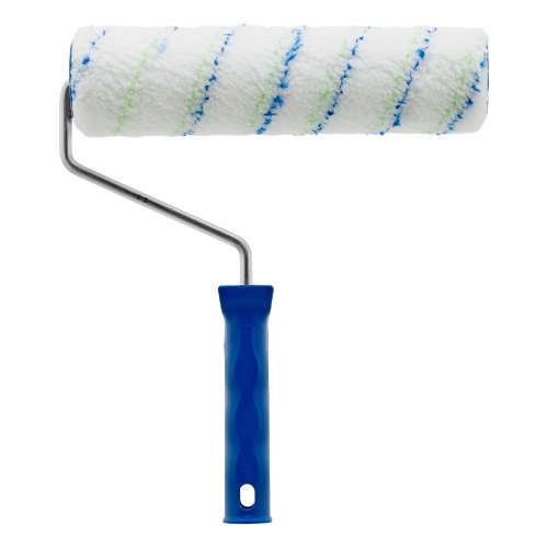 Валик "Водные краски", 250 мм, ворс 12 мм, D 48 мм, D ручки 8 мм, полиэстер Сибртех фото 3