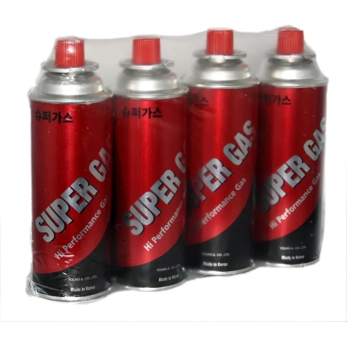 Баллон газовый набор 4 шт, всесезонный, цанговый для портативных газовых приборов SUPER GAS 2711139704 фото 7