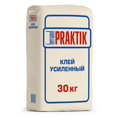 Клей для плитки Bergauf Praktik усиленный 30 кг