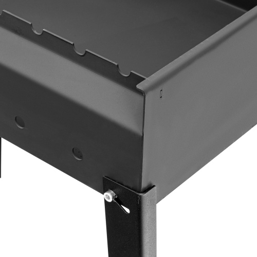 Мангал сварной, 605 х 375 х 138/640 мм, сталь 2 мм, Camping Palisad фото 5