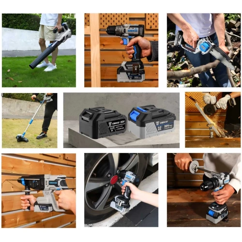 Дрель-шуруповерт аккумуляторная бесщеточная DEKO Loner 20V ONE + в кейсе, 20В, 2x4.0Ач 085-1003 фото 9 Дрель-шуруповерт аккумуляторная бесщеточная DEKO Loner 20V ONE + в кейсе, 20В, 2x4.0Ач 085-1003 фото 9