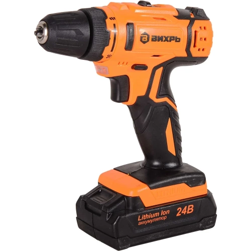 Аккумуляторная дрель-шуруповерт Вихрь ДА-24Л-2к 72/14/18 Аккумуляторная дрель-шуруповерт Вихрь ДА-24Л-2к 72/14/18