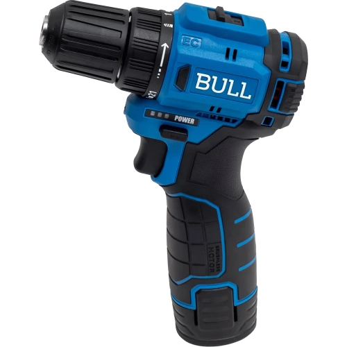 Дрель-шуруповерт аккумуляторная BULL SR 1203 бесщеточный, 12 В, 37 Нм, 2х2 Ач акб, БЗП 10 мм 1329601 фото 4 Дрель-шуруповерт аккумуляторная BULL SR 1203 бесщеточный, 12 В, 37 Нм, 2х2 Ач акб, БЗП 10 мм 1329601 фото 4
