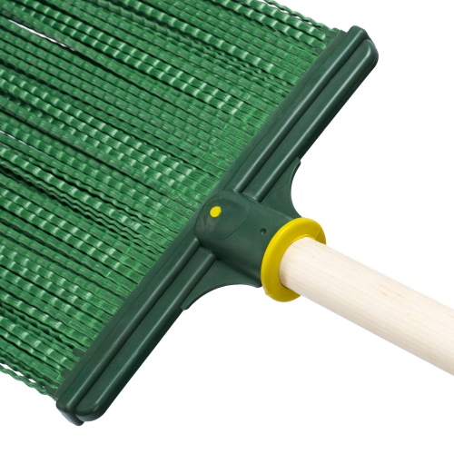 Метла полипропиленовая, 270 х 260 х 1490 мм, плоская распушенная, деревянный черенок, Сибртех фото 4 Метла полипропиленовая, 270 х 260 х 1490 мм, плоская распушенная, деревянный черенок, Сибртех фото 4