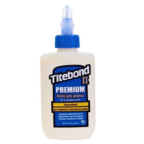 Клей столярный Titebond Premium II Wood Glue влагостойкий 118 мл