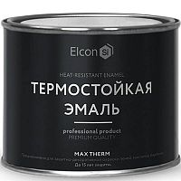 Эмаль термостойкая Elcon Max Therm 700 градусов белая 0,4 кг