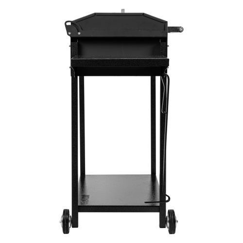 Мангал сварной на колесах, 662 х 390 х 152/805 мм, сталь 2 мм, кочерга в комплекте, Camping Palisad фото 4