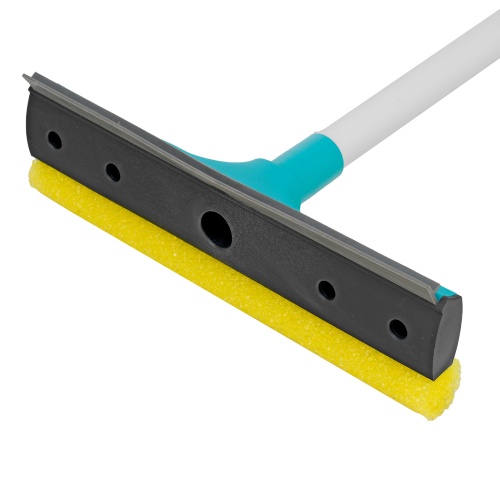 Щетка-окномойка с водосгоном, пластиковый черенок, 430х220 мм, Home Palisad фото 5