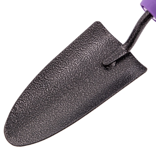 Совок посадочный узкий, 65 х 300 мм, стальной, обрезиненная эргономичная рукоятка, Era, Palisad фото 4