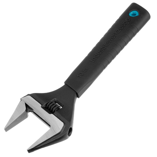 Ключ разводной, 250 мм, CrV, тонкие губки, защитные насадки Gross фото 2